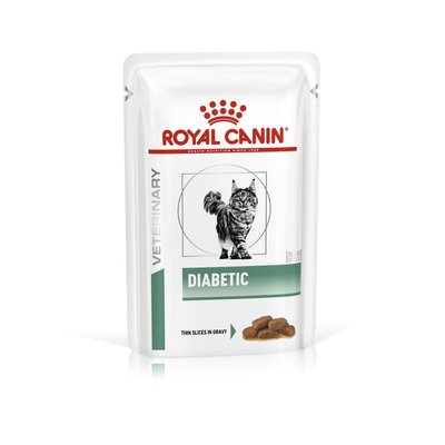 Влажный корм для котов, при сахарном диабете Royal Canin Diabetic pouch 85 г (домашняя птица) - masterzoo.ua