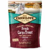 Сухий корм для стерилізованих котів Carnilove Fresh Carp & Trout 400 г - риба