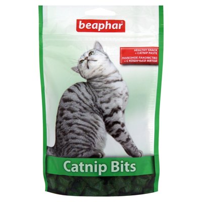 Ласощі для котів Beaphar Catnip Bits 150 г - котяча м'ята - masterzoo.ua