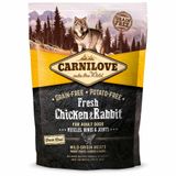 Сухий корм для дорослих собак всіх порід Carnilove Fresh Chicken & Rabbit 1,5 кг (курка та кролик)