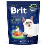 Сухой корм для стерилизованных котов Brit Premium by Nature Cat Sterilized Salmon 300 г - лосось