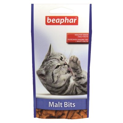 Лакомство для кошек Beaphar Malt Bits 75 шт/35г - masterzoo.ua