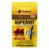Сухий корм для акваріумних риб Tropical в гранулах «Supervit Granulat» 10 г (для всіх акваріумних риб)
