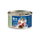 Влажный корм для кошек Brit Premium Turkey & Lamb 200 г (паштет с индейкой и ягненком)