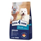Сухий корм для собак малих порід Club 4 Paws Premium 2 кг (ягня та рис)