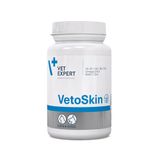 Вітамінний комплекс для котів та собак здоров'я шкіри та шерсті VetExpert VetoSkin 90 капсул