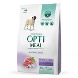 Сухой корм для взрослых собак малых пород Optimeal 4 кг (утка)