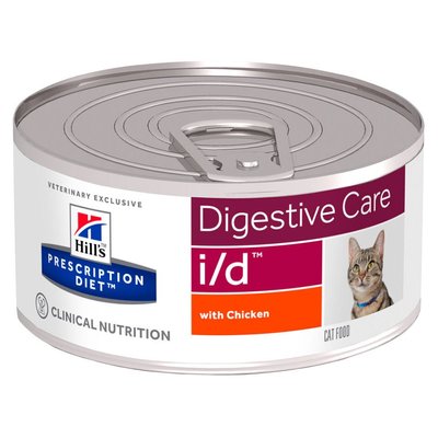 Влажный корм для котов Hill's Prescription Diet Digestive Care i/d 156 г - курица - masterzoo.ua