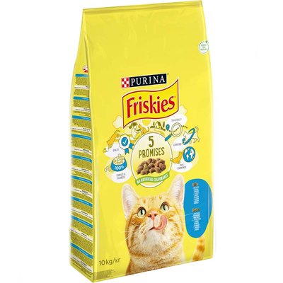 Сухой корм для котов Friskies 10 кг - лосось и овощи - masterzoo.ua