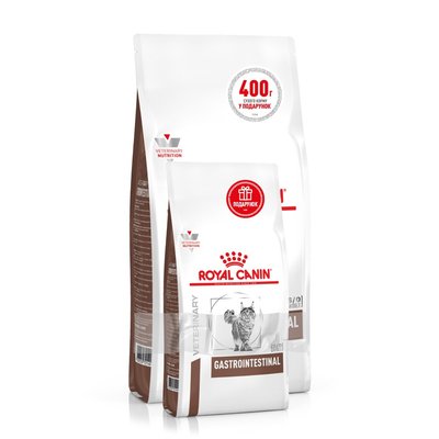Сухой корм для кошек Royal Canin Gastrointestinal 2 кг + 400 г - домашняя птица - masterzoo.ua