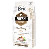 Сухой корм для собак с лишним весом Brit Fresh Turkey with Pea Fit & Slim 2,5 кг (индейка)