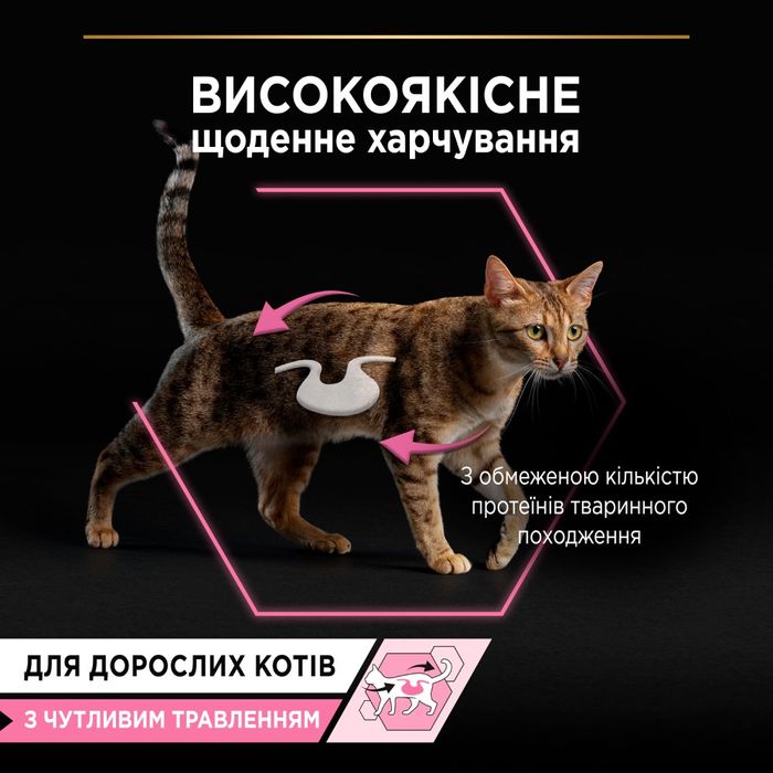 Влажный корм для кошек Pro Plan Delicate Adult 85 г - индейка - masterzoo.ua