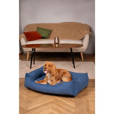 Лежак для собак та котів Harley and Cho Dreamer Denim Velvet S 60 x 45 см - masterzoo.ua