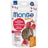 Ласощі для котів Monge Gift Sterilised 50 г - качка та гранат - masterzoo.ua