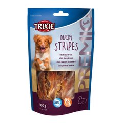 Ласощі для собак Trixie PREMIO Ducky Stripes 100 г (качка) - masterzoo.ua