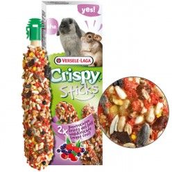 Ласощі для кроликів Versele-Laga Crispy Sticks Forest Fruit 110 г / 2 шт. (лісові фрукти) - masterzoo.ua