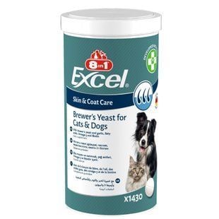 8in1 Excel Brewer's Yeast Skin and Coat Care вітаміни для котів 1430 шт - masterzoo.ua