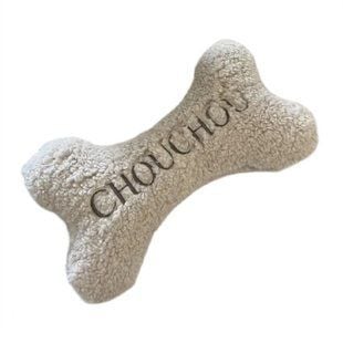 Іграшка для собак CHOUCHOU Кісточка Teddy Collection 21х12х4 см - молочний - masterzoo.ua