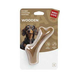 Игрушка для собак Waudog Fun Wooden Рог S - masterzoo.ua