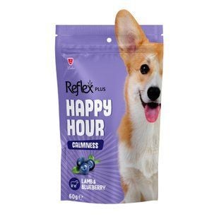 Ласощі для собак Reflex Plus Happy Hour Calmness 60 г - ягня та чорниця - masterzoo.ua