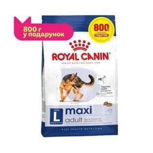 Cухий корм для собак Royal Canin Maxi Adult 3,2 кг + 800 г - masterzoo.ua