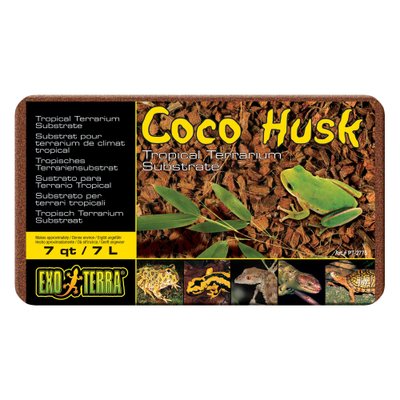 Наполнитель для террариума Exo Terra «Coco Husk» 7 л (кокосовая стружка) - masterzoo.ua