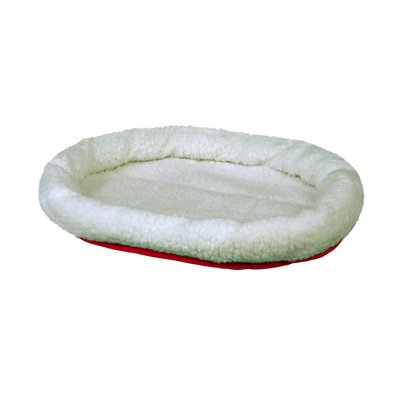 Лежак двухсторонний Trixie «Cuddly Bed» 47 см / 38 см (белый/красный) - masterzoo.ua