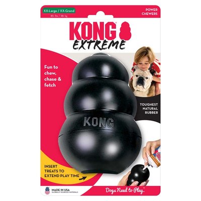 Игрушка для собак груша-кормушка Kong Extreme 15 x 9,5 x 6,5 см (каучук) - masterzoo.ua