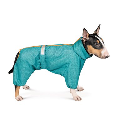 Комбинезон для собак Pet Fashion «RAIN» S (бирюза) - masterzoo.ua