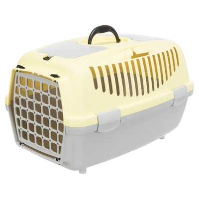 Контейнер-переноска для собак та котів вагою до 8 кг Trixie «Capri 2» 37 x 34 x 55 см (жовта) - dgs - masterzoo.ua