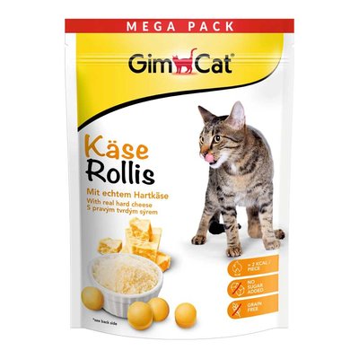 Ласощі для котів GimCat Kase-Rollis 425 г - сир - masterzoo.ua