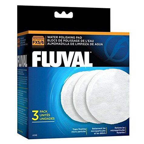 Вкладиш в фільтр Fluval «Water Polishing Pad» 3 шт. (для зовнішнього фільтра Fluval FX5 / FX6) - masterzoo.ua