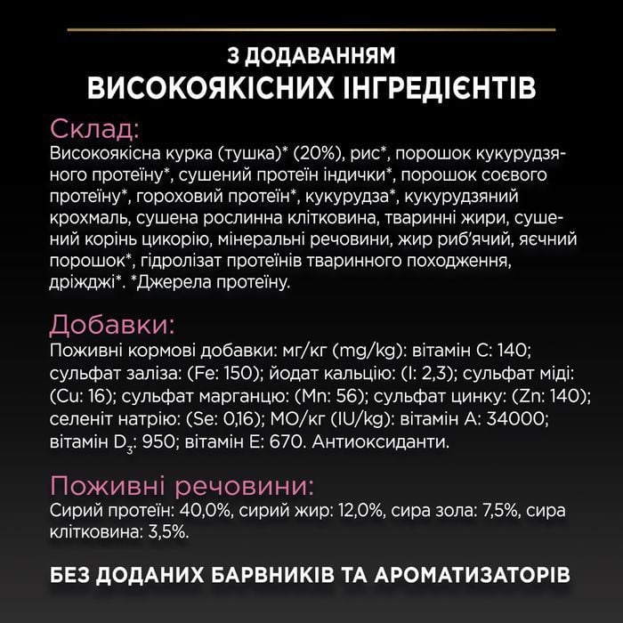 Cухий корм для котів Pro Plan Sterilised Adult Delicate Digestion 10 кг - курка - masterzoo.ua