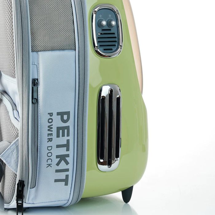 Рюкзак-переноска для кошек Petkit Breezy 2 Smart Green - masterzoo.ua