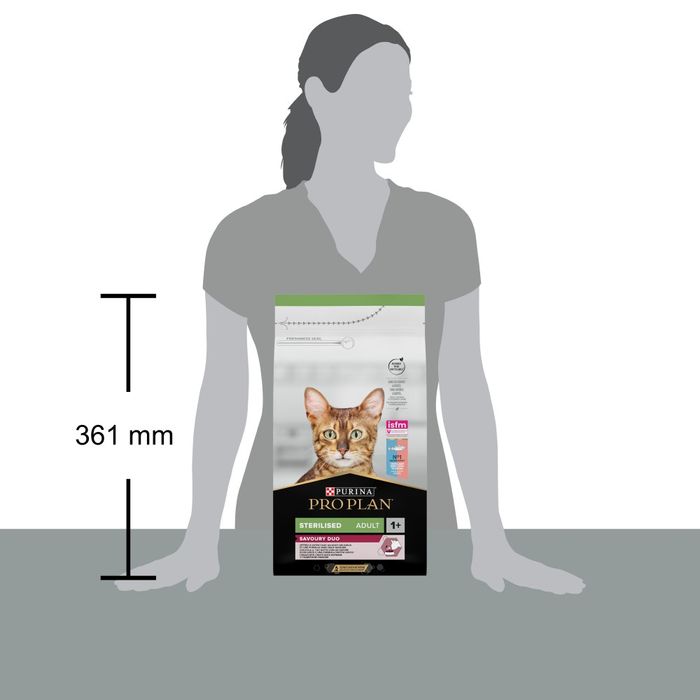 Сухий корм для стерилізованих котів ProPlan Sterilised 1,5 кг (тріска та форель) - masterzoo.ua
