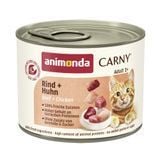 Вологий корм для котів Animonda Carny Adult 200 г - яловичина та курка - masterzoo.ua