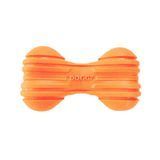 Doggi Catch & Carry Ribbed Bone іграшка для собак 14 х 8 х 4,8 см - помаранчевий - masterzoo.ua