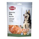 Ласощі для собак Trixie Denta Fun Ring 10 см 110 г - курка - masterzoo.ua