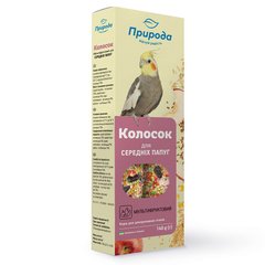 Лакомство для средних попугаев Природа «Колосок» 140 г / 2 шт. (мультифрукт) - masterzoo.ua