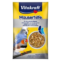 Вітаміни для хвилястих папуг та екзотичних птахів Vitakraft «Mauserhilfe» насіння 20 г (під час линьки) - masterzoo.ua