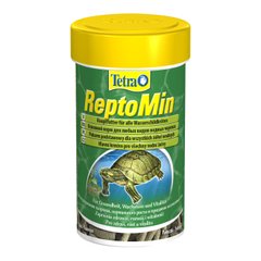 Сухий корм для водоплавних черепах Tetra в паличках «ReptoMin» 100 мл - masterzoo.ua