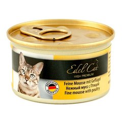 Влажный корм для кошек Edel Cat 85 г (мусс с птицей) - masterzoo.ua