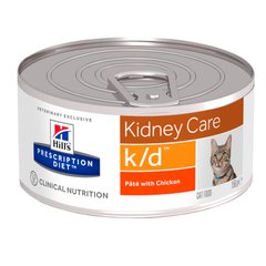 Вологий корм для котів Hills Prescription Diet k/d 156 г (курка) - masterzoo.ua