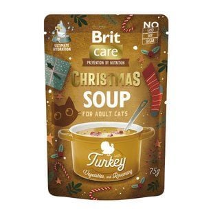 Суп для котів Brit Care Christmas Turkey Soup 75 г - індичка - masterzoo.ua