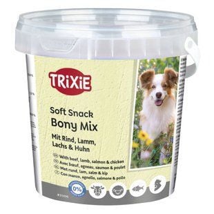 Ласощі для собак Trixie Soft Snack Bony Mix 500 г - асорті - masterzoo.ua