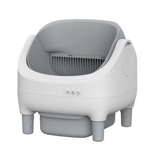 Смарт-лоток для кошек Me&Pet NMP-45 53х45х51 см - бело-серый - masterzoo.ua