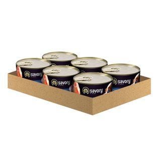 Упаковка влажного корма для щенков Savory Puppy 6 шт х 200 г - курица и кролик - masterzoo.ua