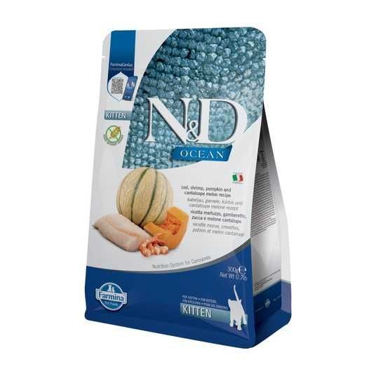 ≡ Сухой корм для котят Farmina N&D Grain Free Ocean Kitten 300 г