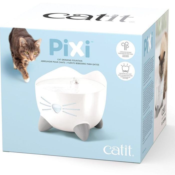 Catit Pixi поилка-фонтан для кошек 2 л - белый - masterzoo.ua