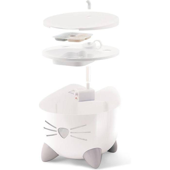 Catit Pixi поилка-фонтан для кошек 2 л - белый - masterzoo.ua